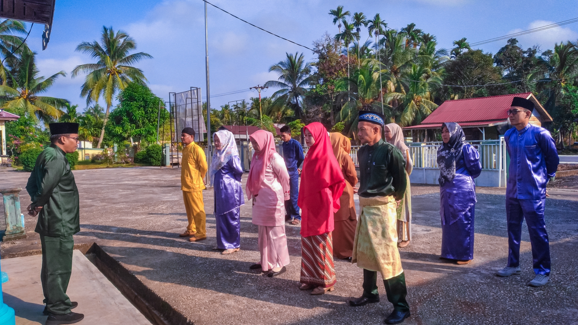 Apel briefing di Desa Kembung luar Desa kembung luar  Senin, 28 Juli 2025